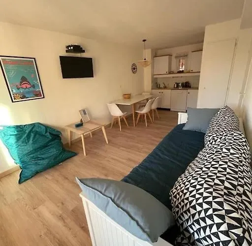 T3 Vue Les Pieds Dans L'eau, Piscine, Clim Apartamento *